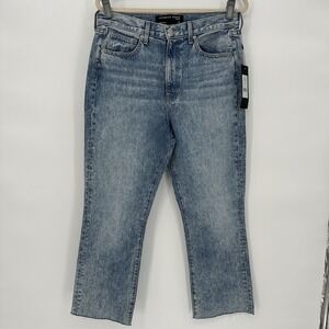 Veronica Beard Sz 30/10 Carly‎ Kick Flare High Rise Jeans Blue Light Acid Wash